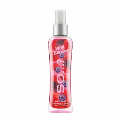 spray per corpo e capelli ai frutti di bosco rinfrescante vegano