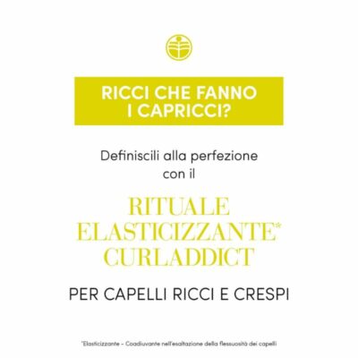 Maschera elasticizzante super-condizionante specifica per capelli ricci e mossi