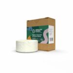 Sapone realizzato artigianalmente con 100% Olio di Oliva e polvere di Camomilla. Non contiene profumo.