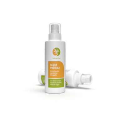 Spray nutriente che protegge i capelli dall’esposizione al calore durante lo styling a caldo o all’umidità, aiutando a prevenire danni alla struttura del capello.