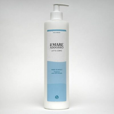 Mare Glaciale latte corpo – Fragranza aromatico speziata. Pepe nero e Lavanda il mare addosso latte corpo con estratti di mare é un fluido nutriente elasticizzante. a base di olio di argan e vitamina E.