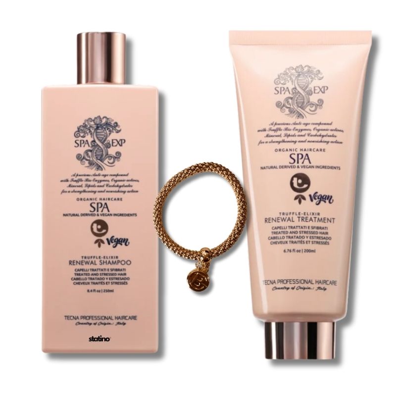 Spa Bio Enzyme Therapy Kit Shampoo+Treatment+Bracciale Omaggio - Tecna