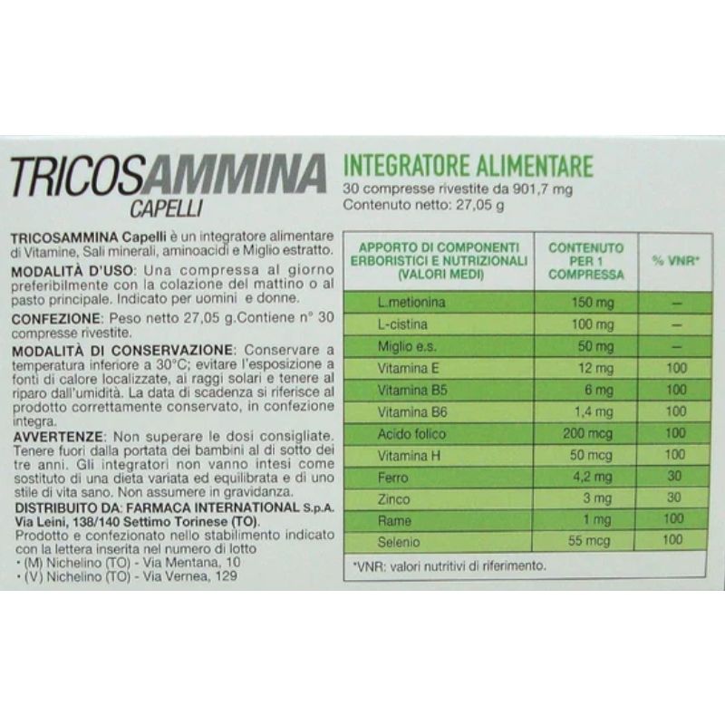 Protoplasmina Posology Anticaduta + Omaggio Tricosammina 30 capsule è un Programma Intensivo e completo della durata di 4 settimane