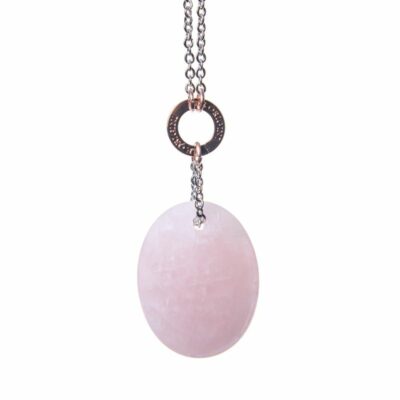 Collana Zodiac Quarzo Rosa Segno Zodiaco Bilancia - Le Origini